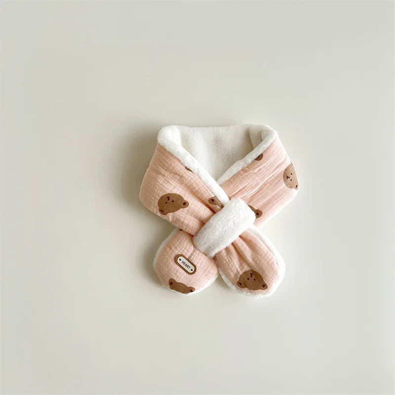Cuello Felpa/Bufanda Estilo Coreano (2-10T)