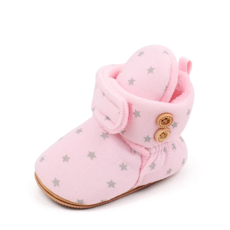 Botines "Pompones de Algodón" – Calidez para sus Primeros Pasos (0-18M)