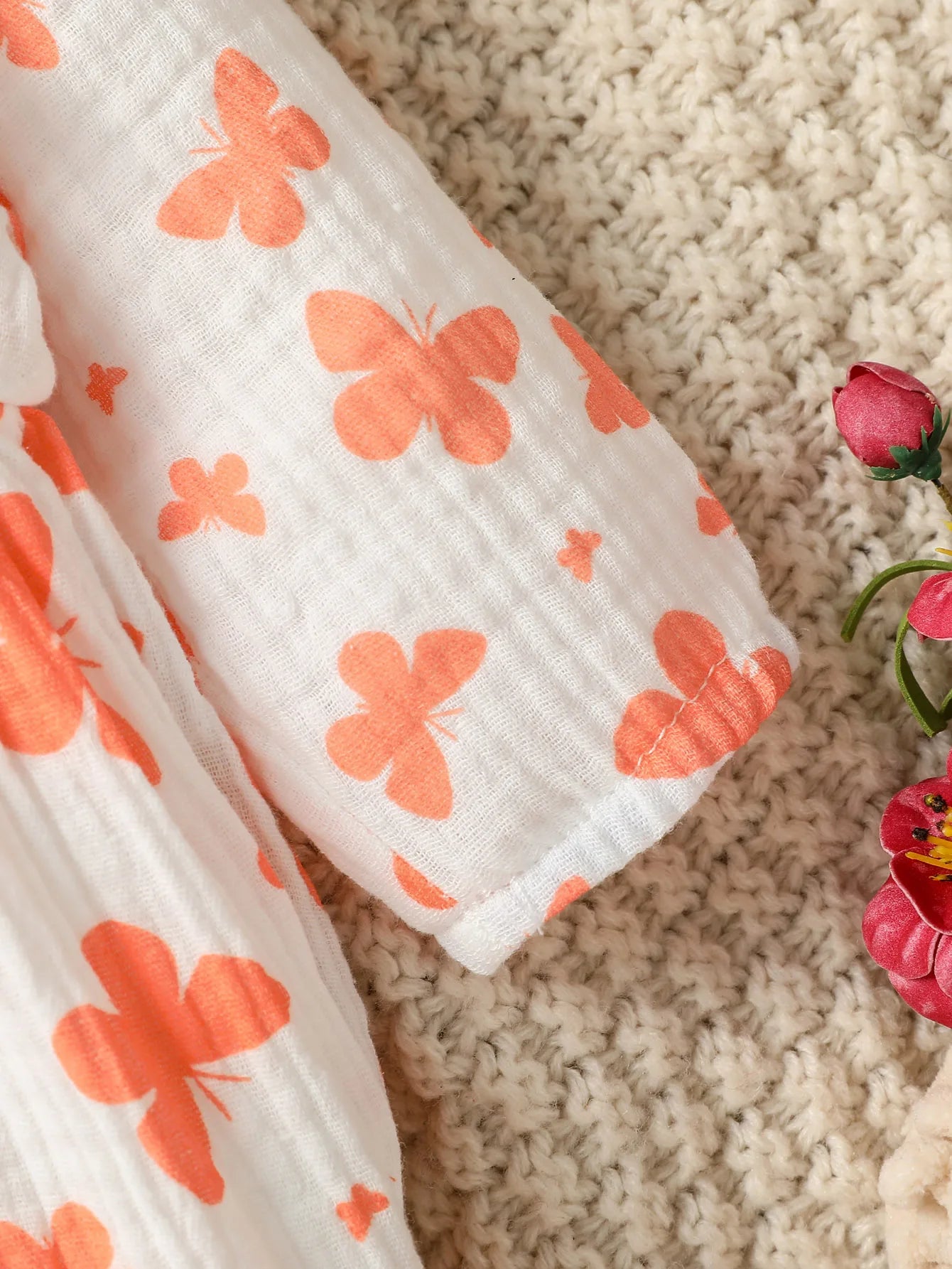 Mameluco Floral con Diadema (0-6M)