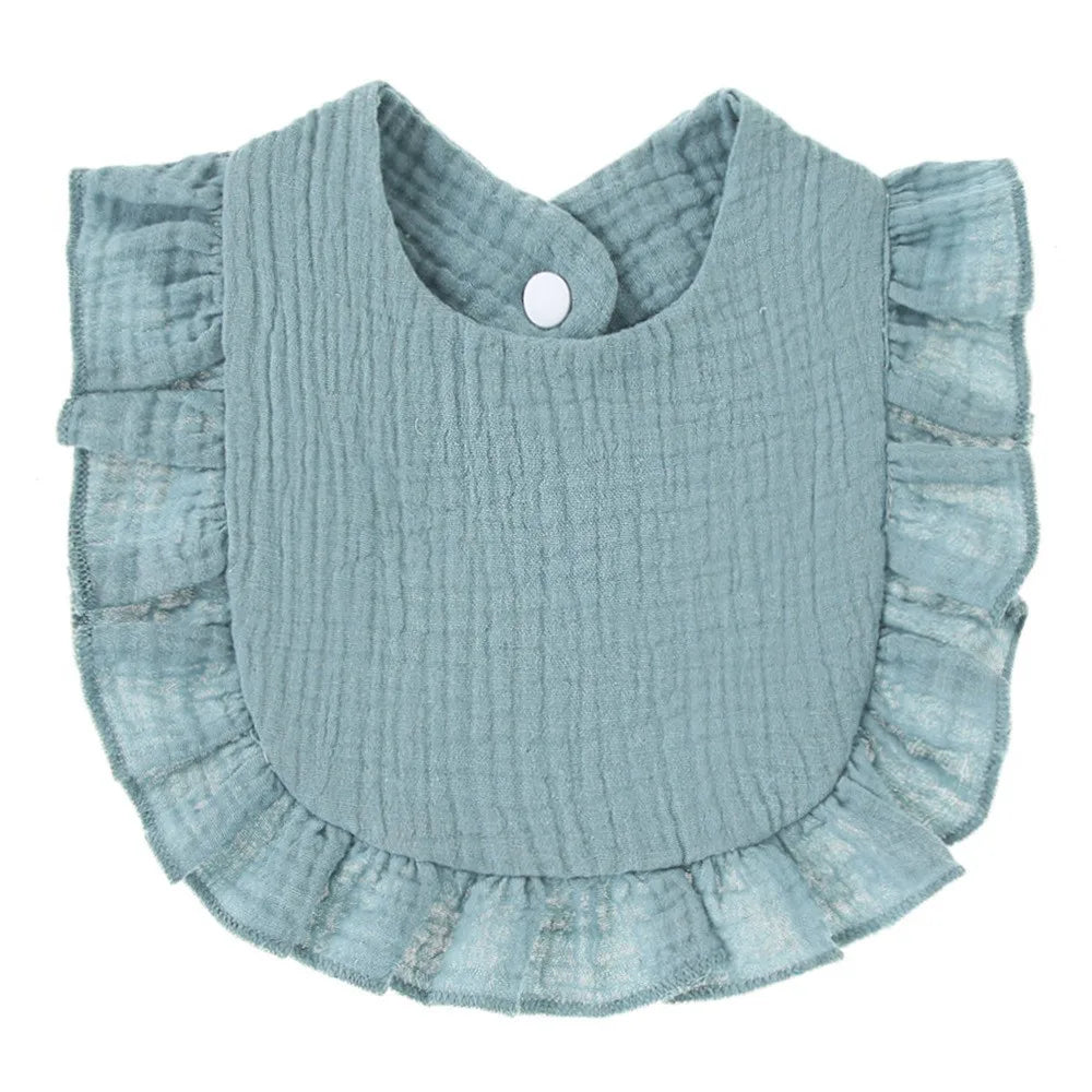 Babero Bandana de Algodón: Suave, Absorbente y de Color Sólido