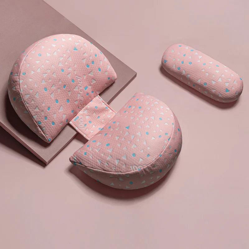 Almohada de Embarazo Multifuncional | Soporte Lumbar Ajustable, Relleno Anti-Ácaros (2 Estilos Disponibles)
