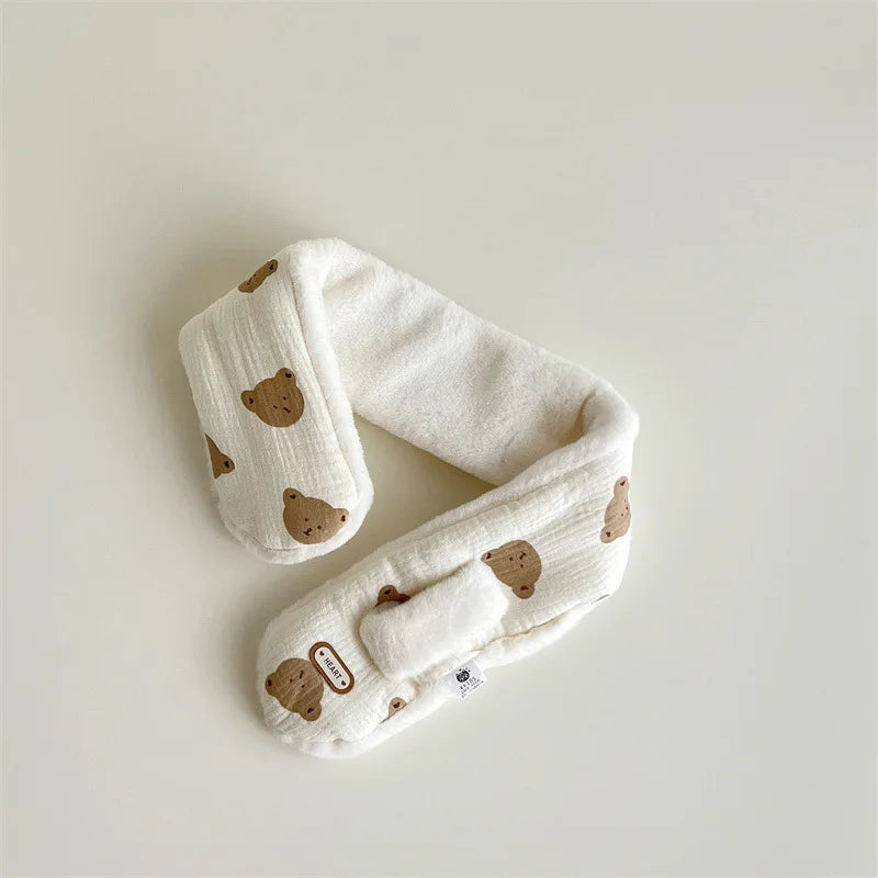 Cuello Felpa/Bufanda Estilo Coreano (2-10T)