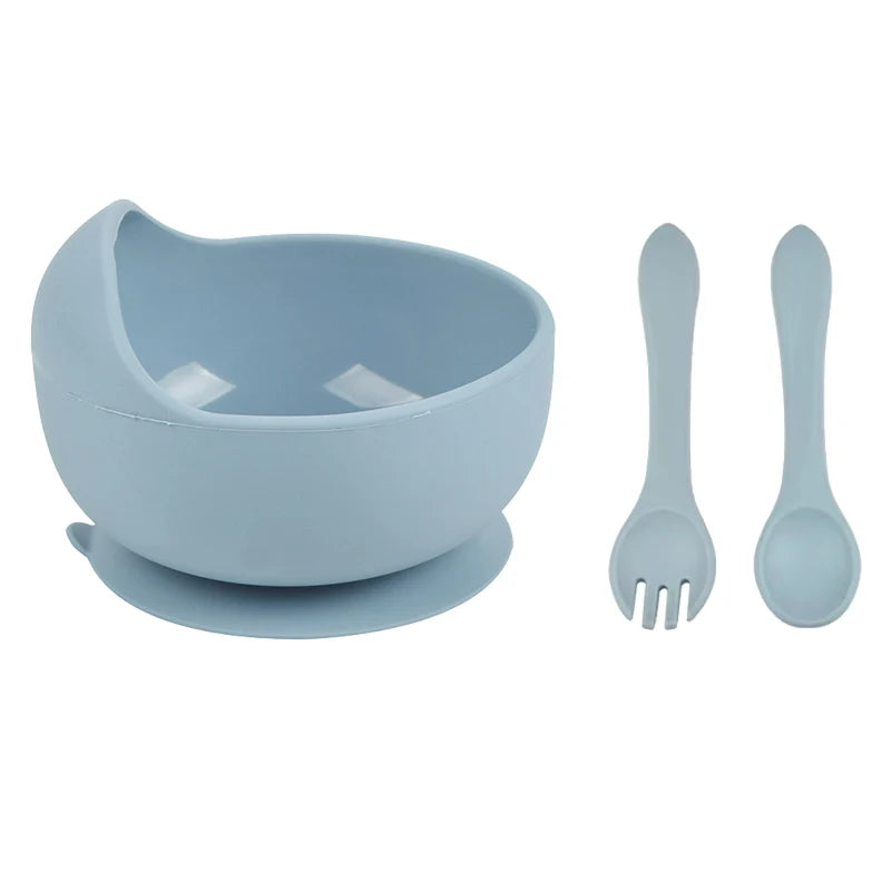 Set de Vajilla plato hondo de Silicona 3 piezas | ¡Adiós a los Platos Voladores!