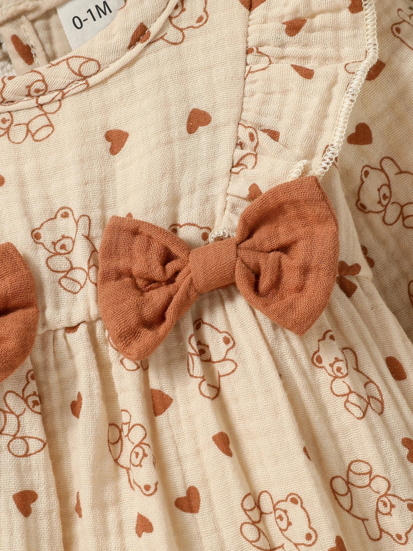 Mameluco Floral con Diadema (0-6M)