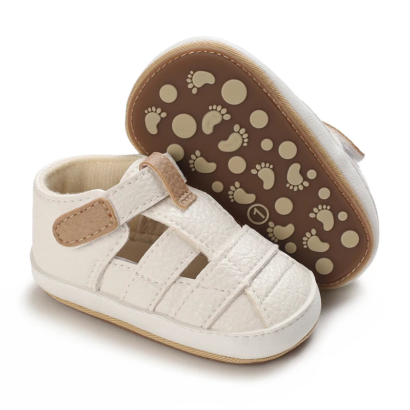 Sandalias de Piel "Primeros Pasos" - Comodidad y Estilo para tu Bebé (0-18M)