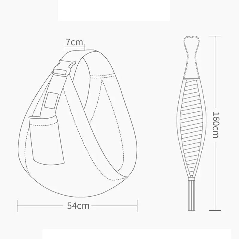 Fular Portabebés Ergonómico  | Doble Uso: Porteo y Cubierta de Lactancia (0 a 36M)