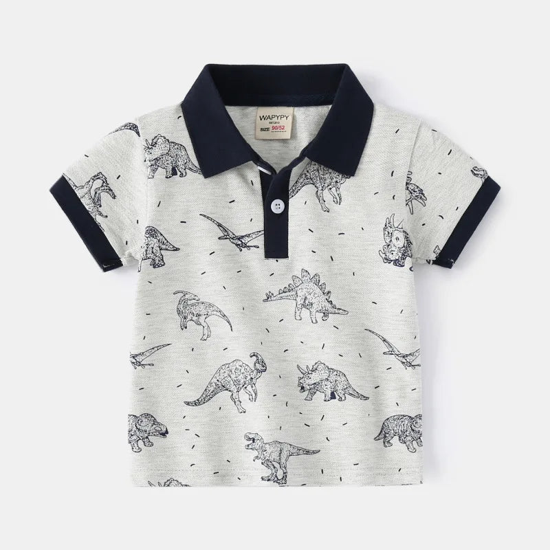 Playera Tipo Polo para Niño | Cuello Clásico y Bolsillo (12M-7T)