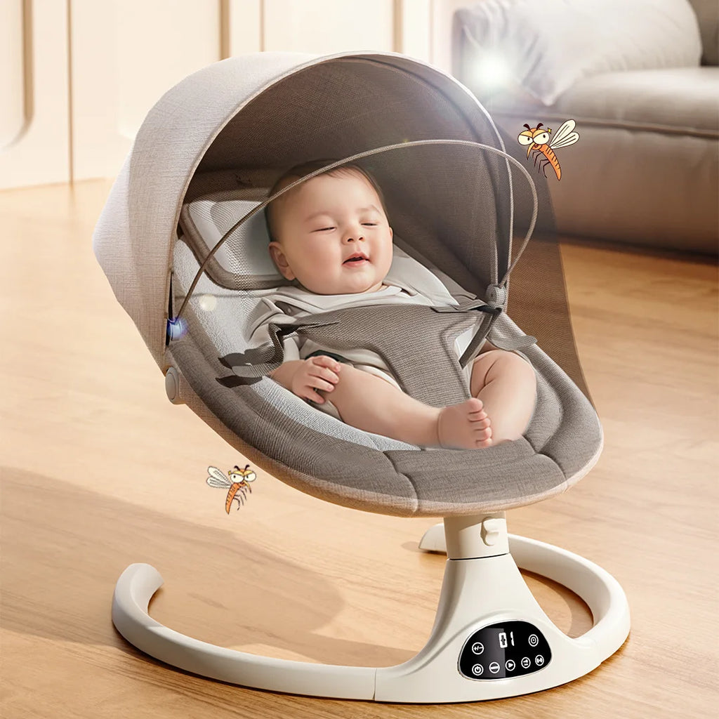 Sillón Mecedor Eléctrico 3 en 1 con Control Inteligente