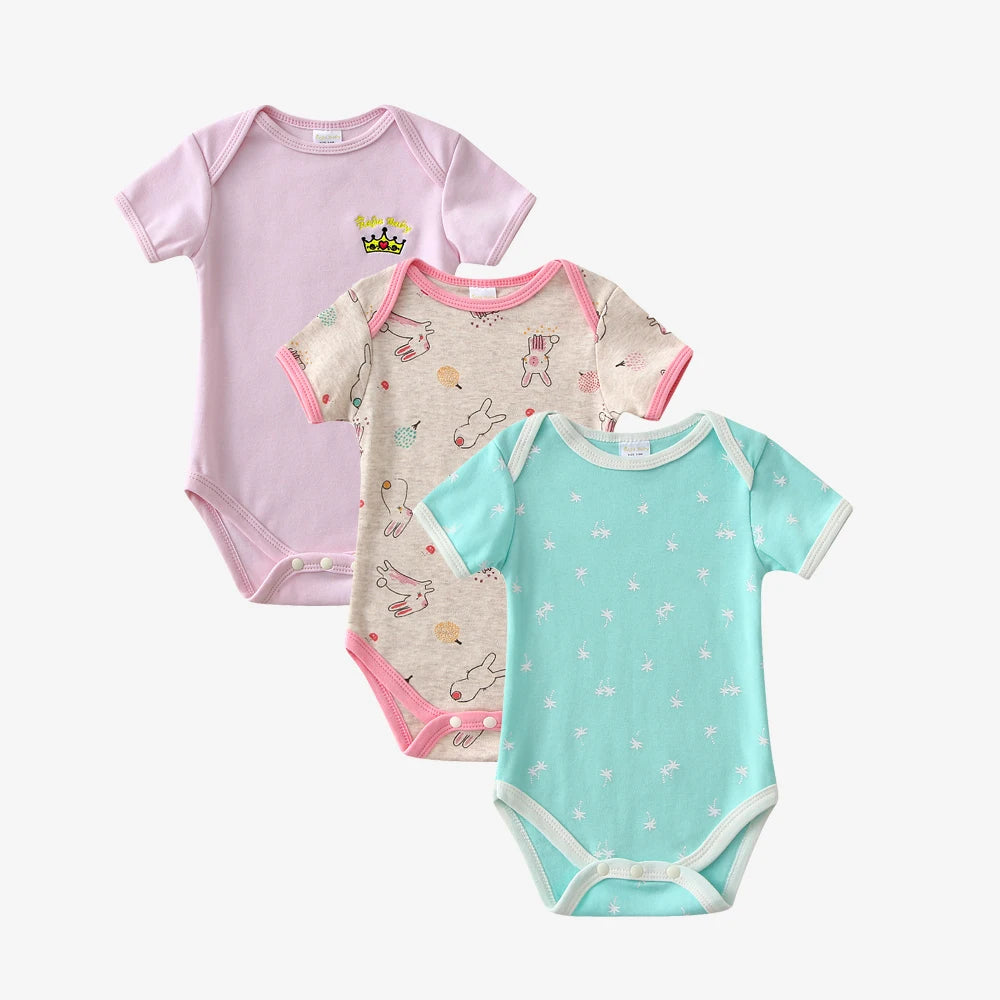 Paquete 3 piezas de Pañaleros Básicos de Algodón (3-12M)