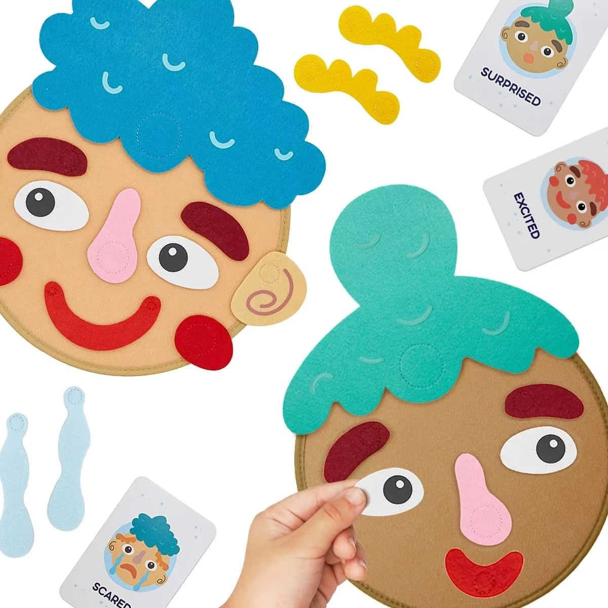 Juego Emocional Montessori: Aprende y Expresa Emociones🎉