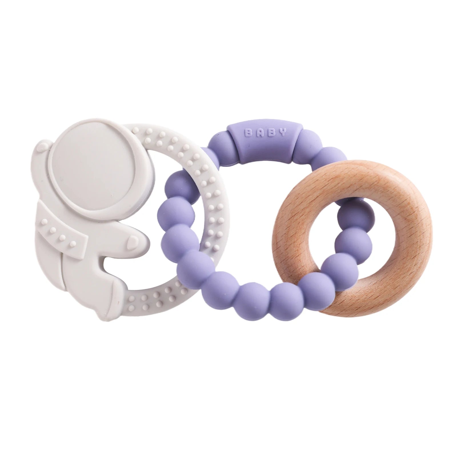 Pulsera Mordedora de Silicona (Doble Anillo) | Alivio Inmediato de la Dentición