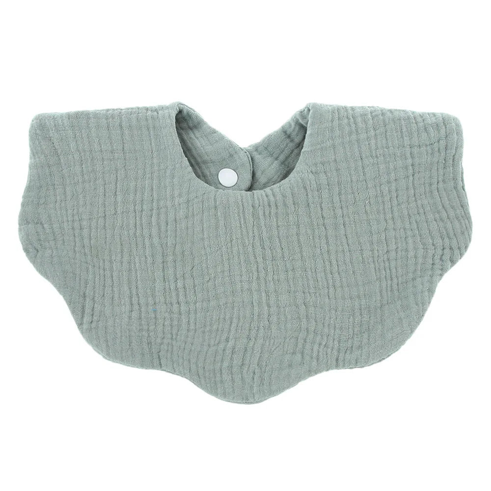 Babero Bandana de Algodón: Suave, Absorbente y de Color Sólido