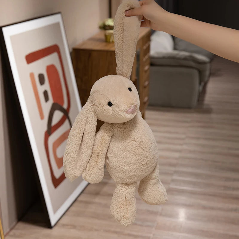 Conejo de Peluche Suave de Orejas Largas | Compañero de Sueño Delicado y Regalo Ideal (20 cm)
