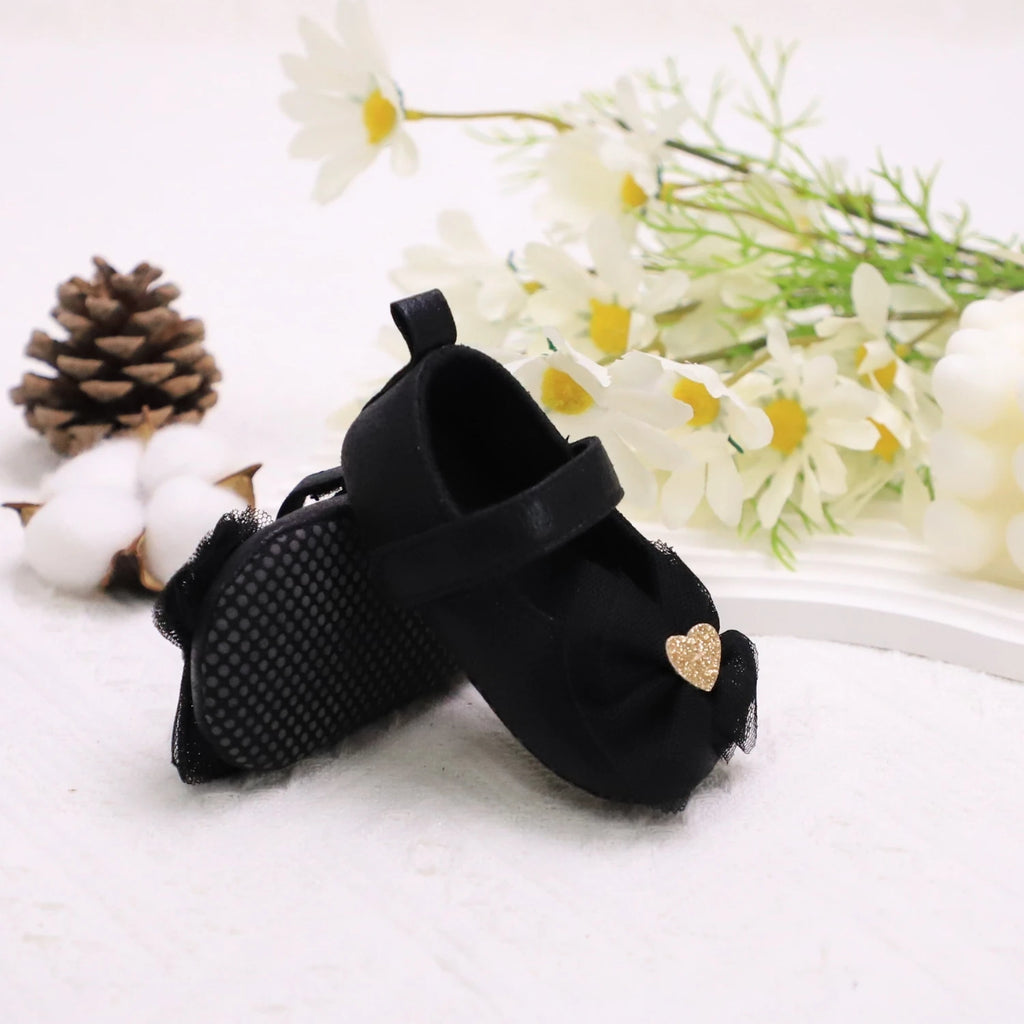 Zapatos con Moño de encaje Princesa para Primeros Pasos (0-18M)