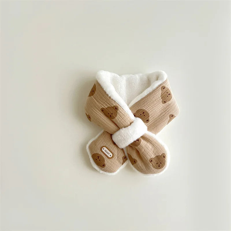 Cuello Felpa/Bufanda Estilo Coreano (2-10T)