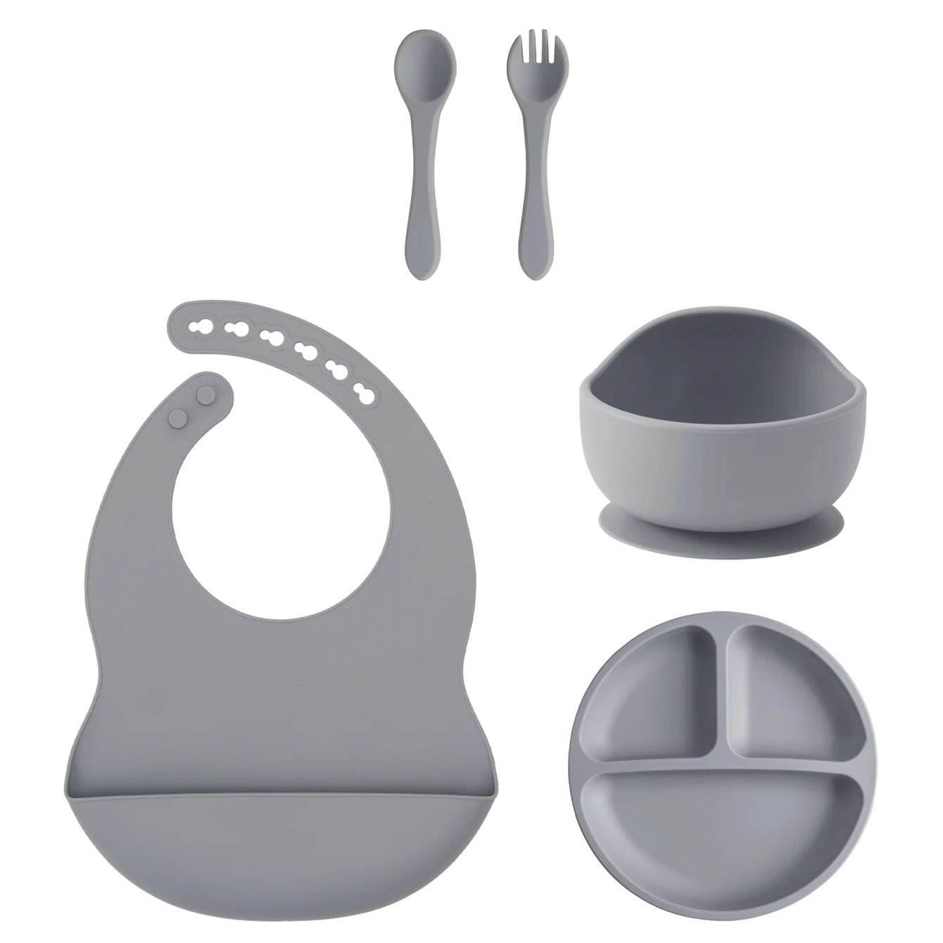 Set de Alimentación de Silicona 5 piezas