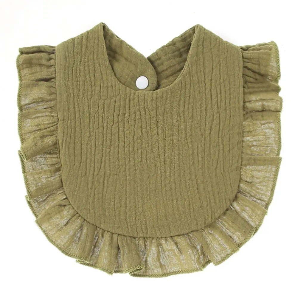 Babero Bandana de Algodón: Suave, Absorbente y de Color Sólido