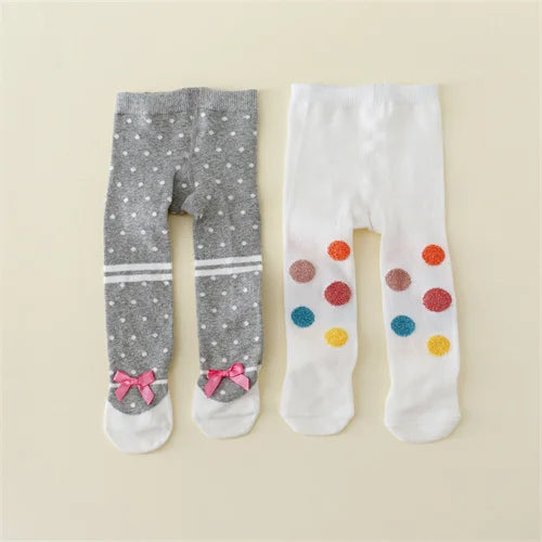 Set de 2 Pantimedias de Algodón para Bebé (0-12M)