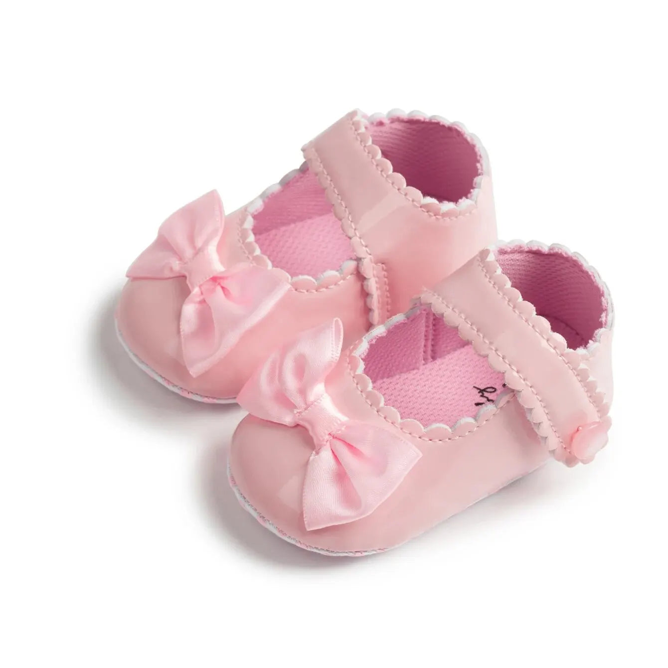 Zapatos Pre andantes con Moño: Clásico y Confort para Cuna (0-18M)