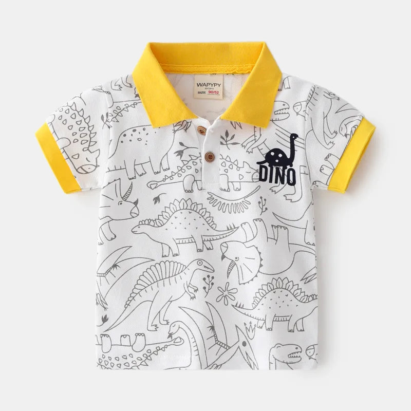 Playera Tipo Polo para Niño | Cuello Clásico y Bolsillo (12M-7T)