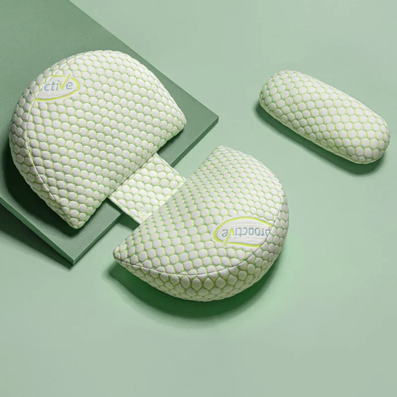 Almohada de Embarazo Multifuncional | Soporte Lumbar Ajustable, Relleno Anti-Ácaros (2 Estilos Disponibles)