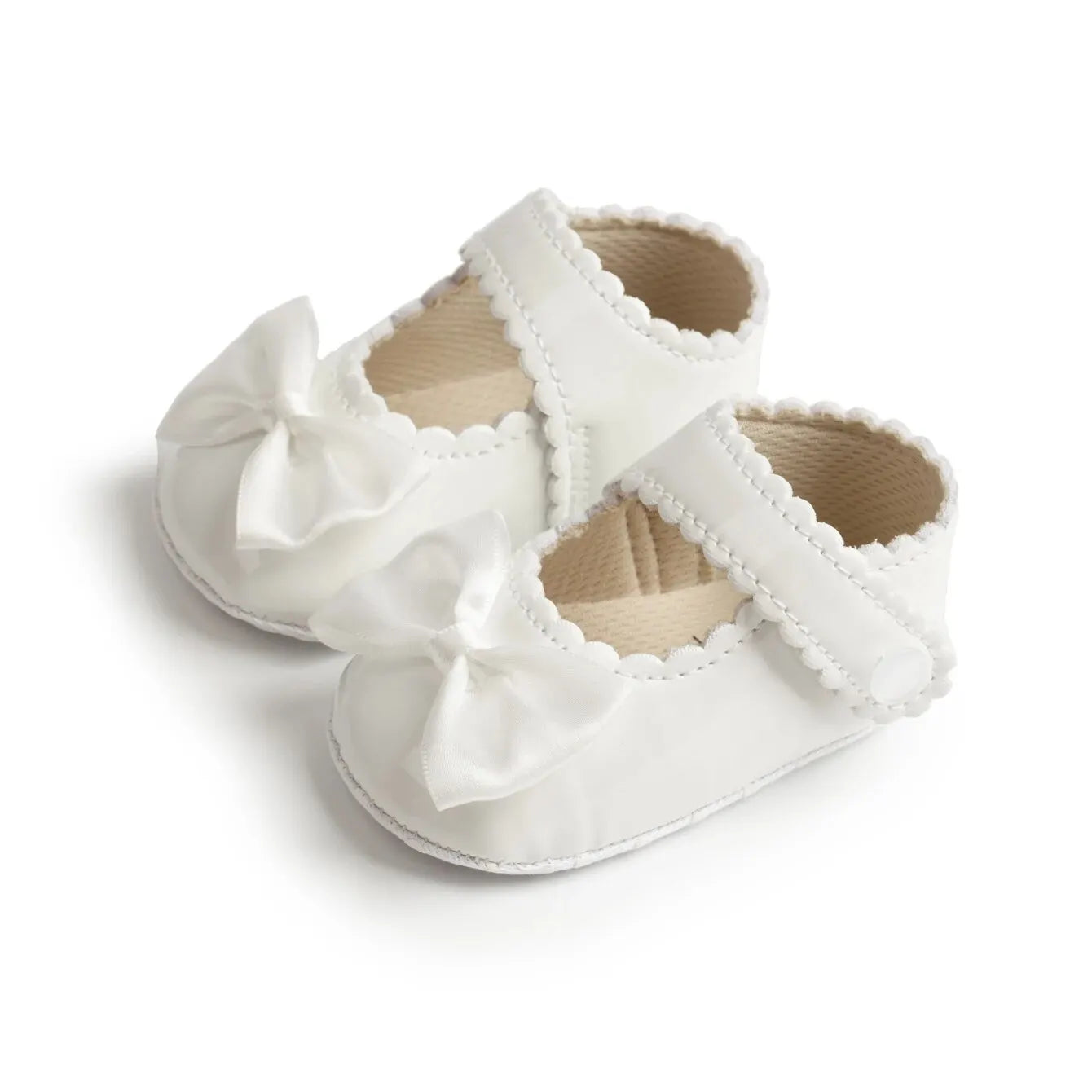 Zapatos Pre andantes con Moño: Clásico y Confort para Cuna (0-18M)