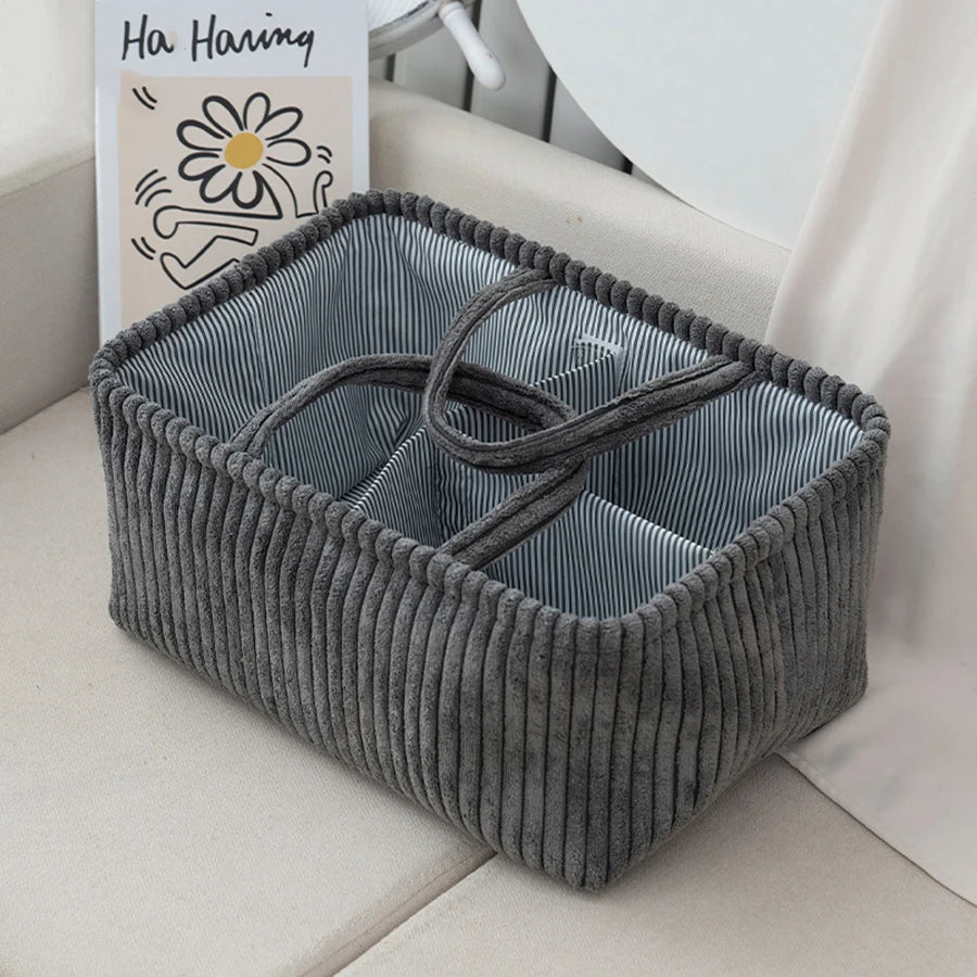 Cesta Organizadora Portátil de Productos para Bebés | Caddy de Pañales Esencial