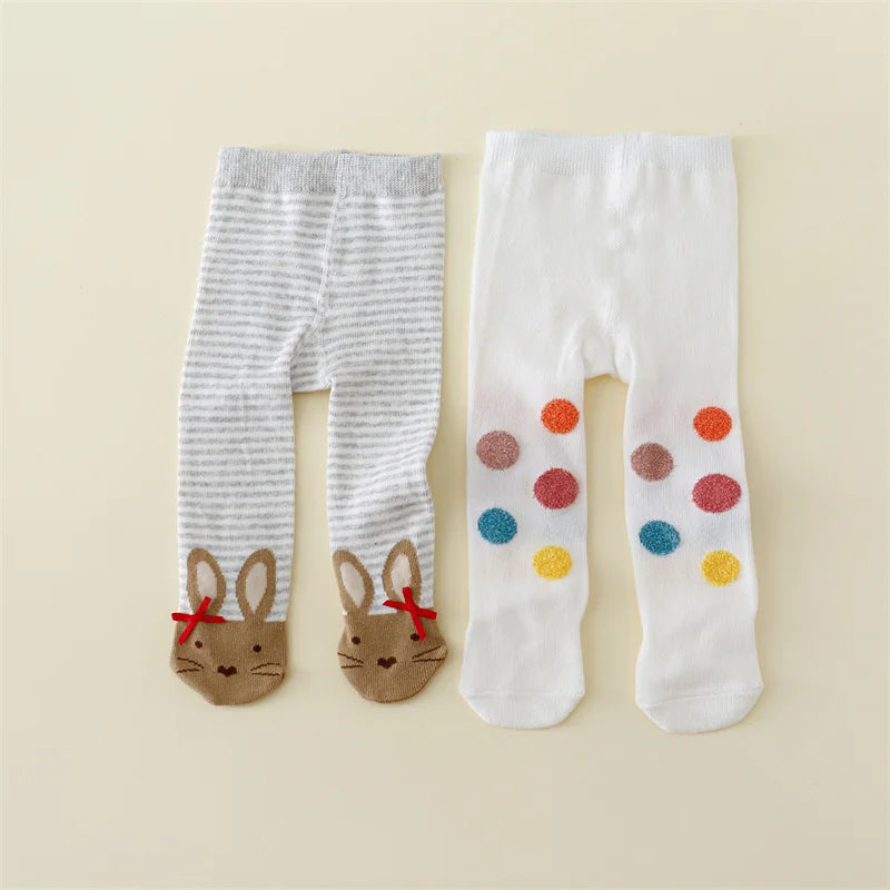 Set de 2 Pantimedias de Algodón para Bebé (0-12M)