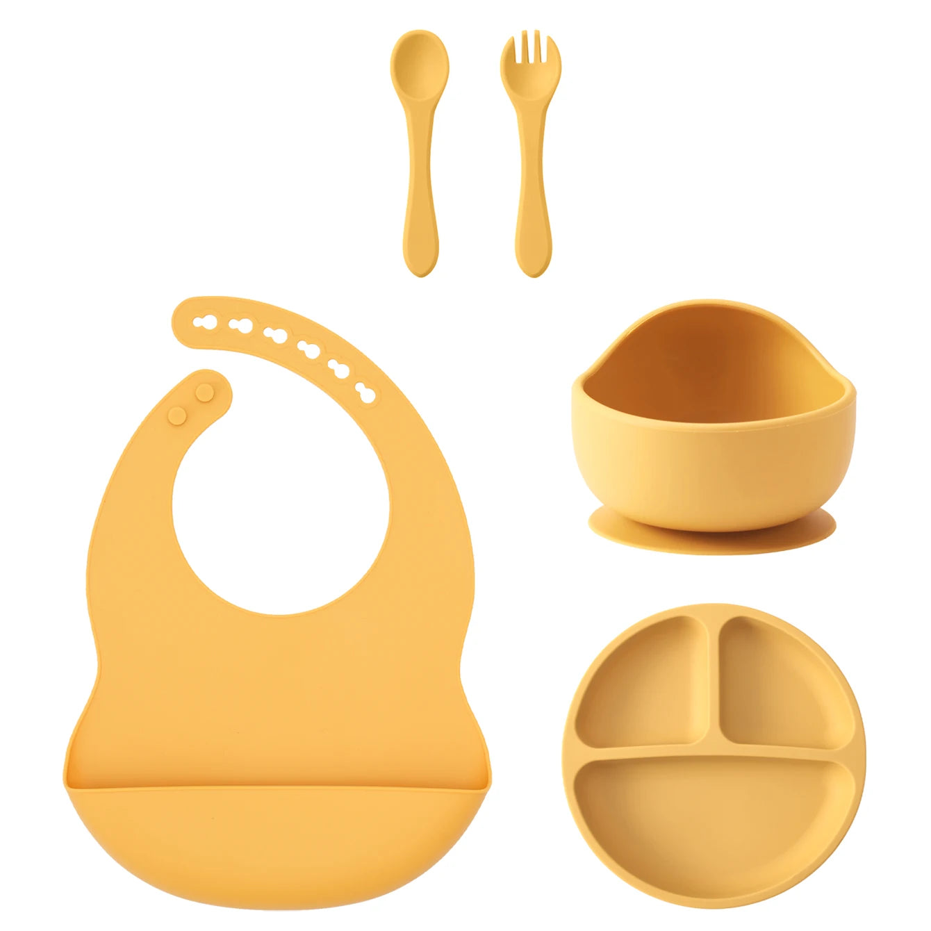 Set de Alimentación de Silicona 5 piezas