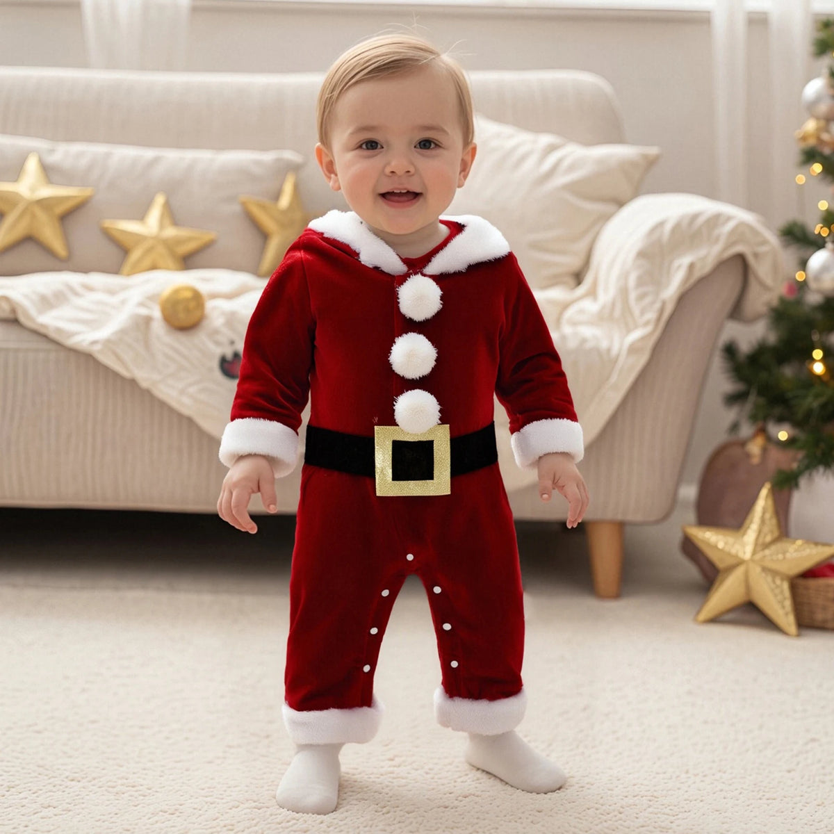 Disfraces Navideños para Bebé | ¡Kit Completo y Tierno para las Fiestas! (6M-2.5T)