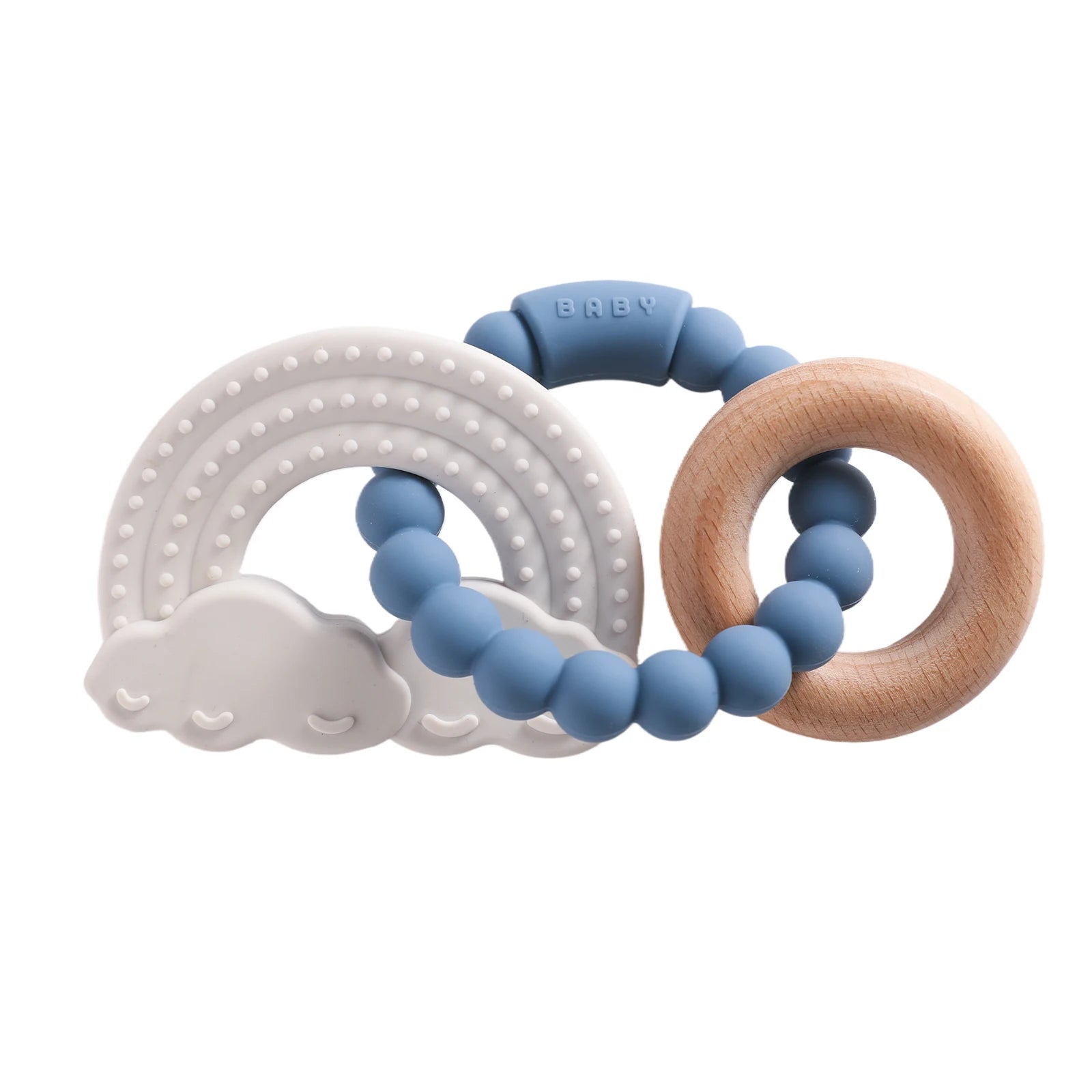 Pulsera Mordedora de Silicona (Doble Anillo) | Alivio Inmediato de la Dentición