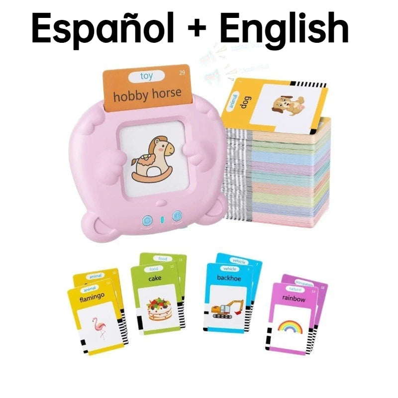 Tarjetas de Vocabulario Multilingües con Lector Electrónico – ¡Aprendizaje Interactivo y Certificado!