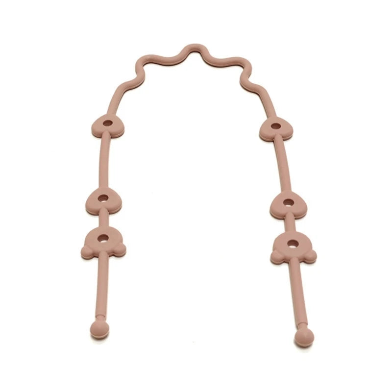 Correa Silicona Ajustable para Chupón y Juguetes Bebé