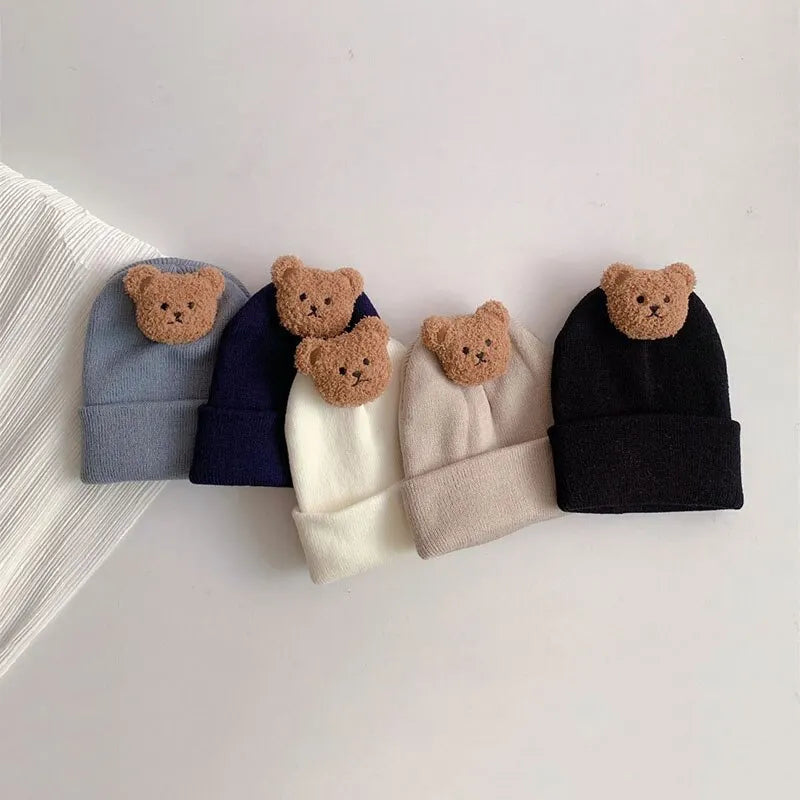 Gorro de Osito : Suave, Cálido y Versátil (0-12M)