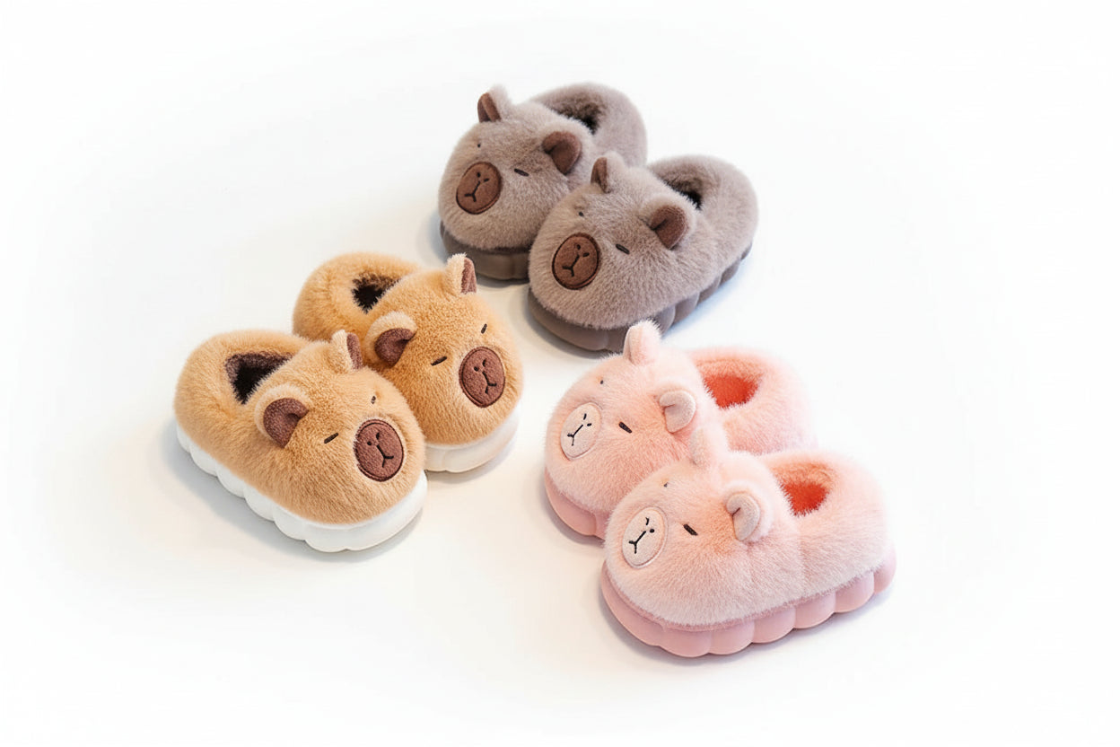 Pantuflas de Capibara Suaves: Comodidad y Estilo en Casa (2T+)