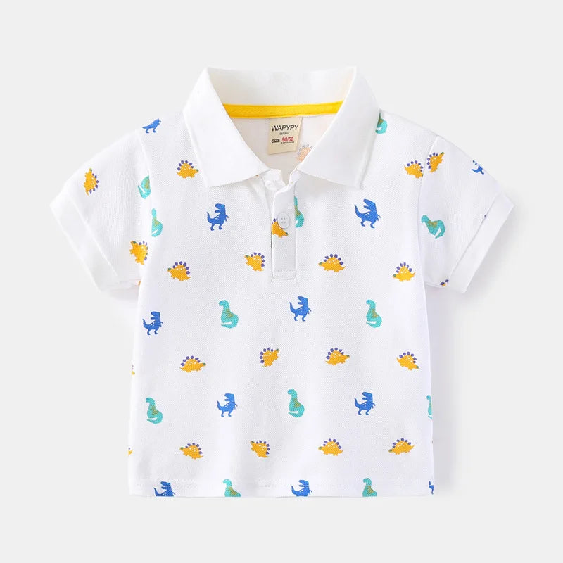 Playera Tipo Polo para Niño | Cuello Clásico y Bolsillo (12M-7T)