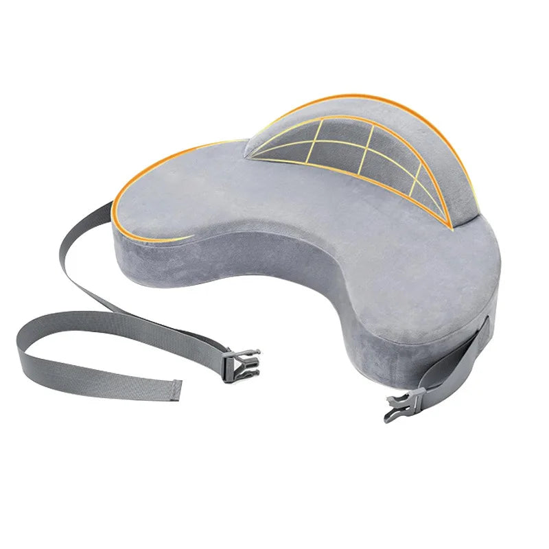 Almohada Ergonómica de Lactancia | Espuma Viscoelástica, Soporte de Cintura y Diseño Antideslizante