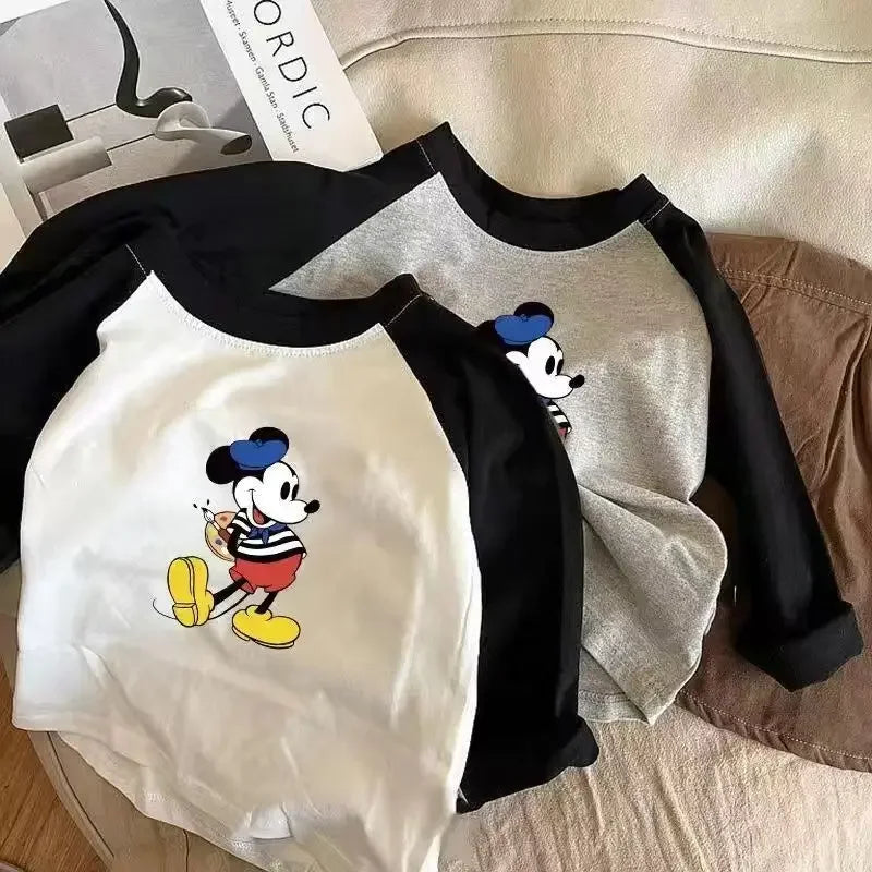 Conjunto Mickey Mouse  | Camiseta Manga Raglan y Pantalón (0-13T)