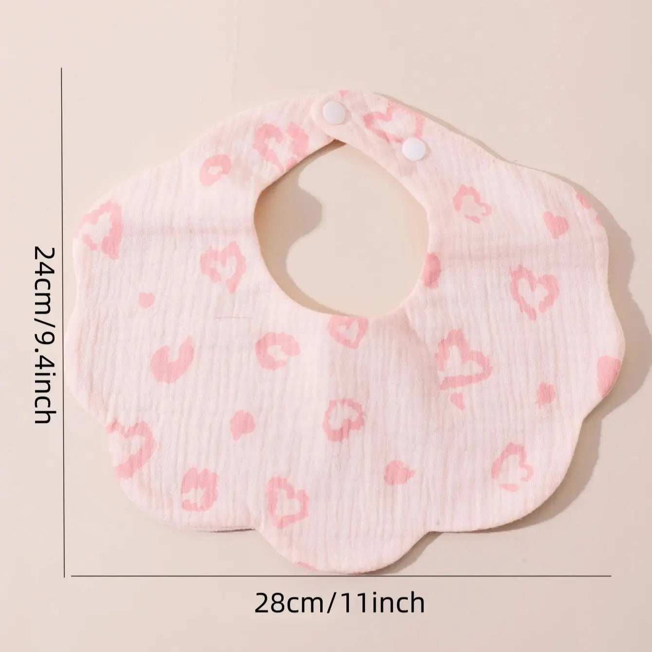 Babero Bandana de Algodón: Suave, Absorbente y de Color Sólido