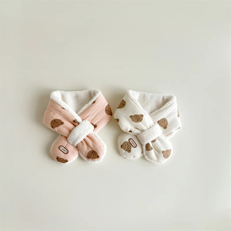 Cuello Felpa/Bufanda Estilo Coreano (2-10T)