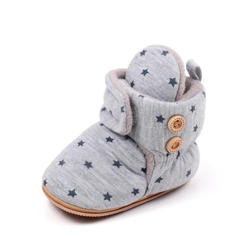 Botines "Pompones de Algodón" – Calidez para sus Primeros Pasos (0-18M)