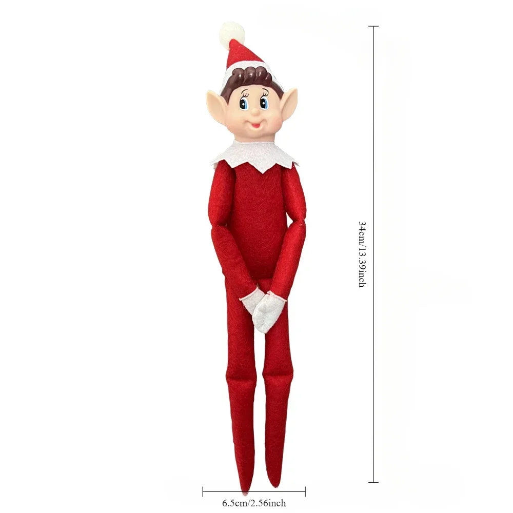 Duendes Navideños de Felpa - El Juguetón Decorador de Casa