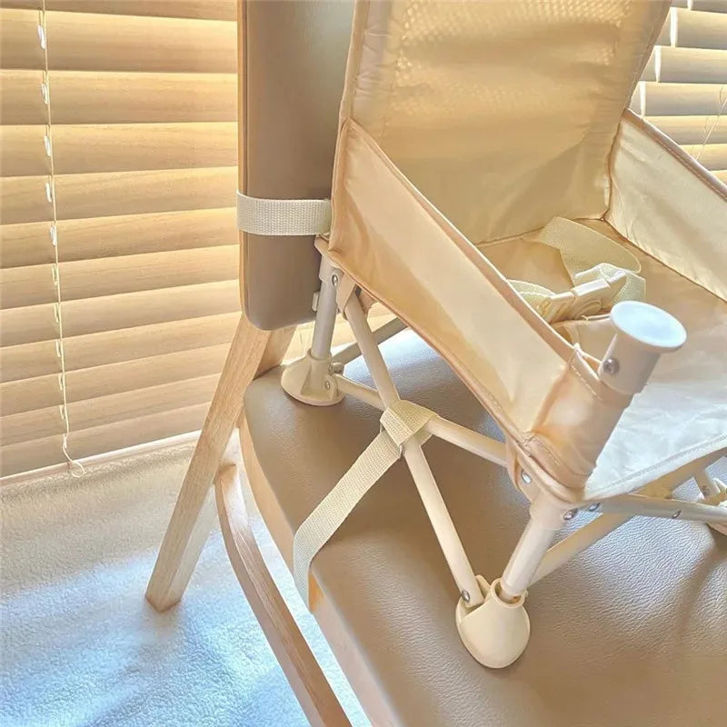 Silla de Comer Plegable y Portátil para Bebé (Con Toldo/Sombrilla)
