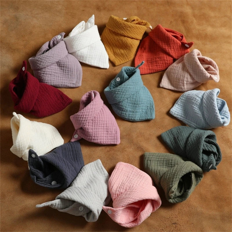Set de 3 Baberos de Muselina | Súper Suaves y Absorbentes