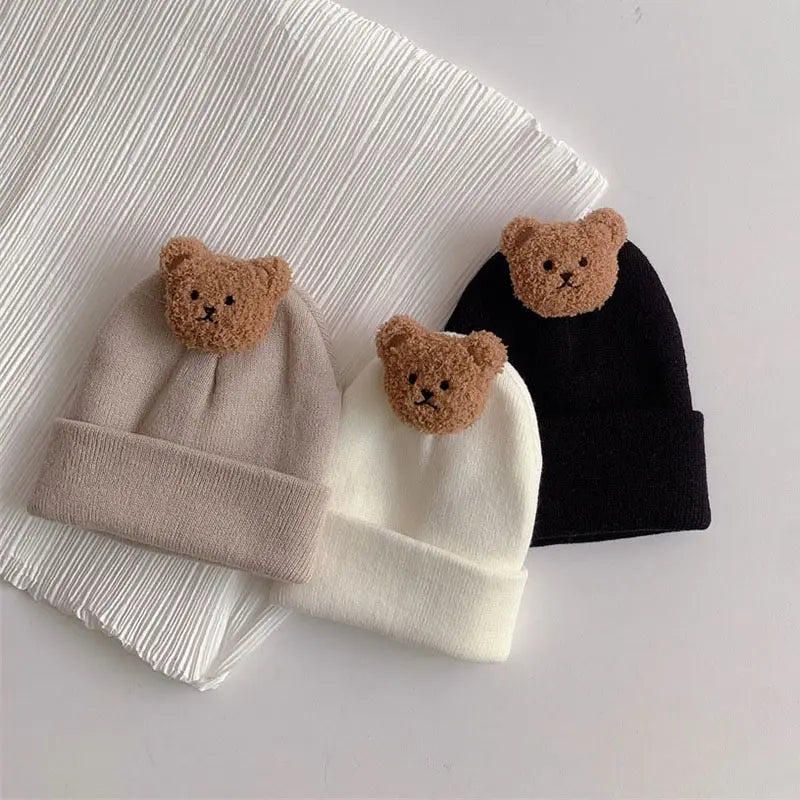 Gorro de Osito : Suave, Cálido y Versátil (0-12M)