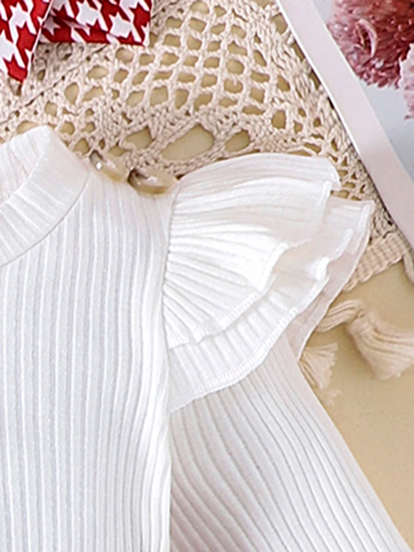Conjunto Falda de Cuadros y Diadema: Estilo y Dulzura (0-18M)