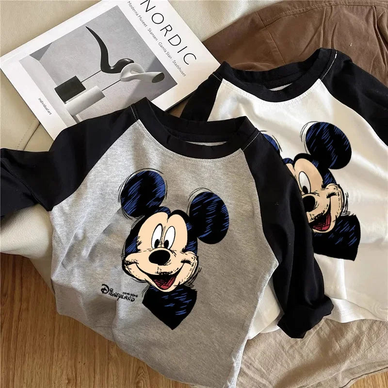 Conjunto Mickey Mouse  | Camiseta Manga Raglan y Pantalón (0-13T)
