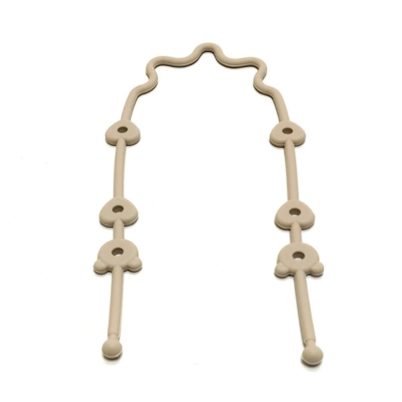 Correa Silicona Ajustable para Chupón y Juguetes Bebé