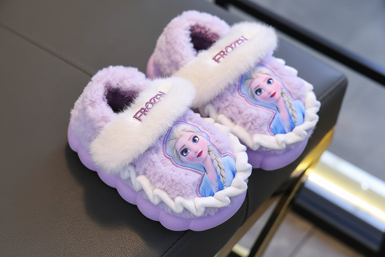 Pantuflas Mágicas de Elsa (Frozen) – Calidez y Fantasía (2.5T-9T)
