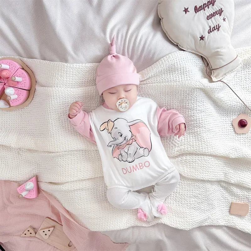 Conjunto de mameluco, gorro y calcetines Disney (3-18M)